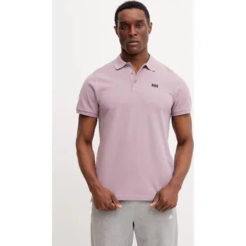 Pánské tričko Bavlněné polo tričko Helly Hansen 33980 růžová 34X, vel. S