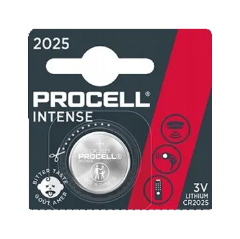 Článková baterie PROCELL Lithiová knoflíková baterie CR2025 INTENSE 3V 170mAh, blistr 1 ks