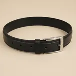 Chlapecký pásek kožený černý hladký vz.12 Délka opasků: 90 cm