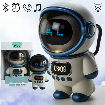 Hodiny Figurka lampička DODO astronaut kosmonaut, budík bluetooth reproduktor hodiny