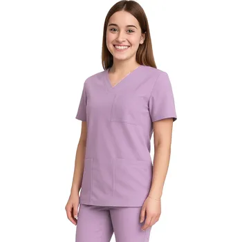Zdravotnický oděv Dámská lékařská blůza barva pudrově růžová Casual Premium (XS)