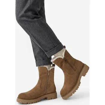 Dámské kozačky Clara Barson Polokozačky CEO-WS6382-01 Hnědá 37