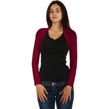 Bolerko Glara Dámské společenské jednobarevné bolerko přes šaty 908533