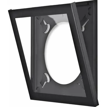 Hi-Fi komponenty Show & Listen Flip Nástenný stojan na LP desky Black