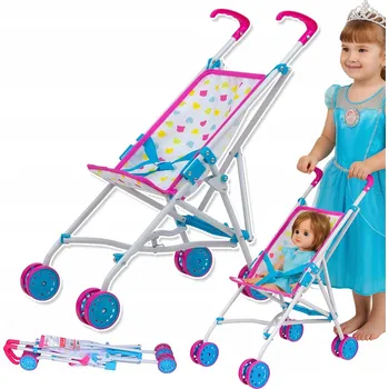 Kočárek pro panenku Kočárek pro panenky - golfové hole Magical Candy