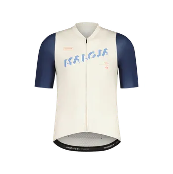 cyklistický dres Maloja Pánský cyklistický dres PlassaM. 1/2 2025 Bílá L Pánské