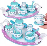 Dřevěný čajový set ZA5385 Retro Blue