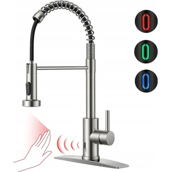 Vodovodní baterie KUCHYŇSKÁ BATERIE SUS304 DŘEZOVÁ S FLEXIBILNÍ RAMÍNKO CHROM