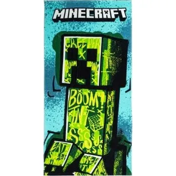 Osuška Minecraft Bavlna Plážová osuška Creeper