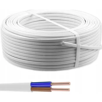 Napájecí kabel Plochý elektrický kabel instalační YDYp Elpar 2 x 1,5