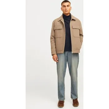 Pánský svetr Jack & Jones Rolák Basic 12258051 Tmavomodrá Regular Fit L