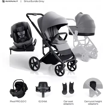 Kočárek Avionaut výhodný set Sirius 2025 Grey