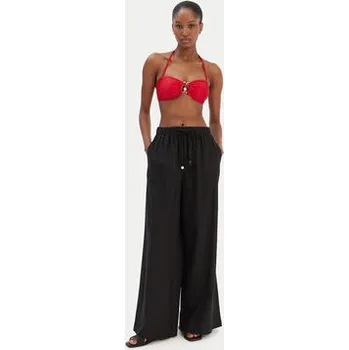 Dámské kalhoty Seafolly Kalhoty z materiálu Palermo 55549-PA Černá Wide Leg XL