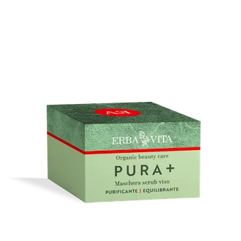 Pleťová maska Erba Vita PURA + maschera scrub - pleťová maska s jemným peelingem, 100ml