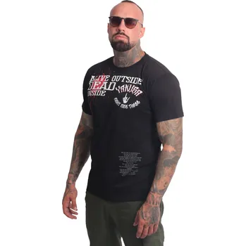 Pánské tričko Yakuza Ink. - triko Outside Regular 27001 černé Barva: Černá, Vel: 3XL