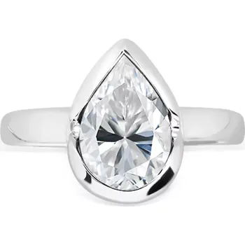 Prsten Siren White Topaz - prsten ze stříbra s bílým topazem