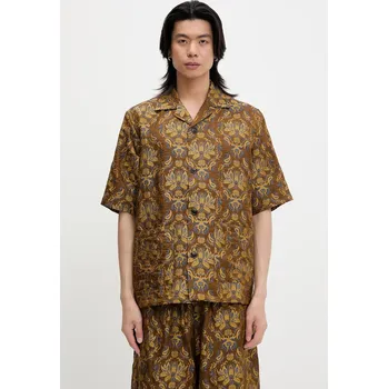 Pánská košile Košile Needles x Kae Tanaka Cabana, M, hnědá, 88X