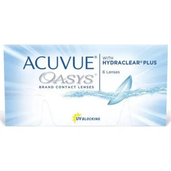 Kontaktní čočky Měsíční kontaktní čočky Acuvue Oasys, -4, BC 8.4, DIA 14, 6 čoček