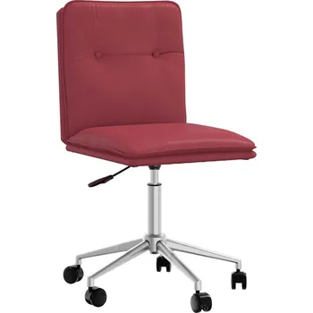 Jídelní židle OMAXI Jídelní židle vínová umělá kůže 634788