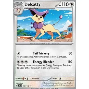 Sběratelská karetní hra Pokémon TEF 131/162 Delcatty - Temporal Forces Stav: Near Mint, Verze: REVERSE HOLO