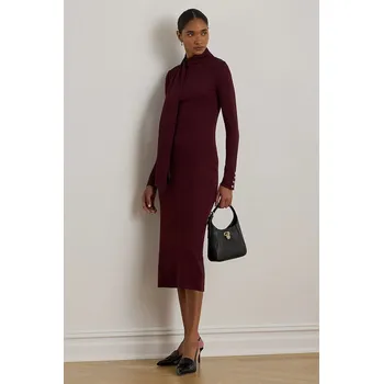 Dámské oblečení Šaty Lauren Ralph Lauren 200P03733 burgundské 83X, vel. XL