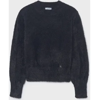 Dívčí svetr Dětský svetr Mayoral 7308.8A.Junior.9BYA černá 99X, vel. 152