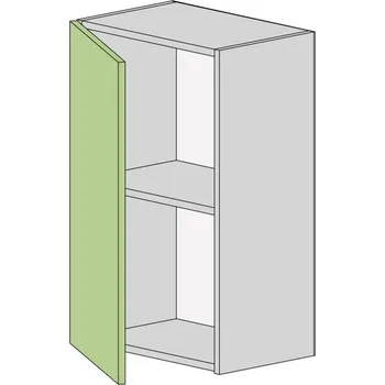 Kuchyňská skříňka Slevadoma Horní skříňka NS-45-V Barva dvířek: antracit, Barva korpusu: dub sonoma