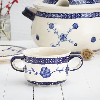 Bulionová miska Keramika Bolesławiec 260 ml - dek. 273 (druhý druh)