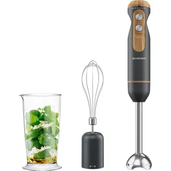 SILVERCREST® KITCHEN TOOLS Tyčový mixér SSSH 600 B1 (šedá)