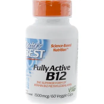Doctor's Best Plně aktivní vitamín B12 1500 mcg - 60 Veg kapslí
