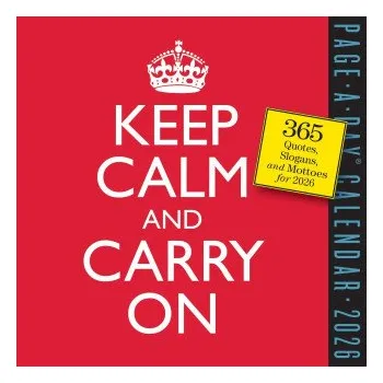 Kalendář CAL 26 KEEP CALM & CARRY ON (BOX)(Kalendář)