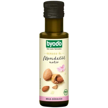 Rostlinný olej Byodo Mandlový olej lisovaný za studena 100ml BIO
