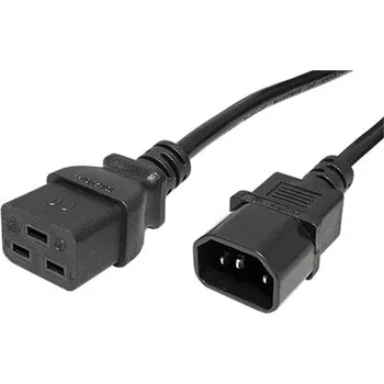 Napájecí kabel MicroConnect Kabel síťový prodlužovací, IEC320 C14 - C19, 1,5mm2, 5m, černý (PE0191450) - 19.98.1520
