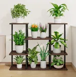 Max-i Stojan na květiny ERMANG černý / rustik