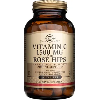 Solgar Vitamín C 1500 mg se šípky - 90 tablet