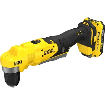 Stanley FatMax V20 Aku pravoúhlá vrtačka, 2 x 2.0Ah 18V SFMCD750D2K