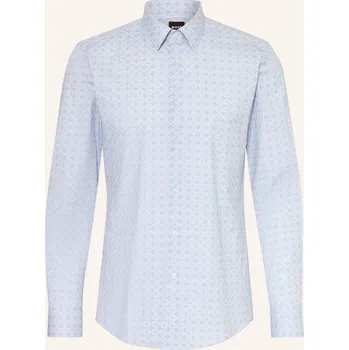 Pánská košile Boss Pánská Košile Hank Slim Fit, tmavě modrá / modrá, 43