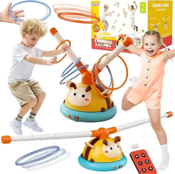 Desková hra Woopie Skákací hra 2v1 Včelka