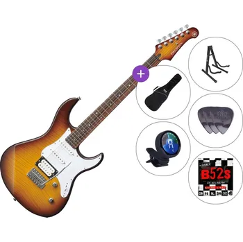 Kytara Yamaha Pacifica 212V FM SET 3 Tobacco Brown Sunburst Elektrická kytara