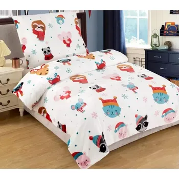 Povlečení Povlečení Mikrovlákno a Mikroflanel Zoo 135x200 70x90