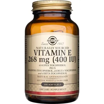 Solgar Vitamin E 268 mg - 100 měkkých gelů