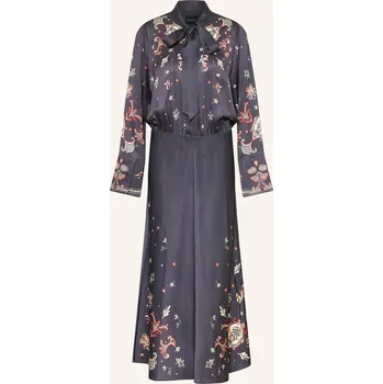 Dámské šaty Marc Cain Dámské Saténové Šaty S Vázačkou, 382 periscope, 34