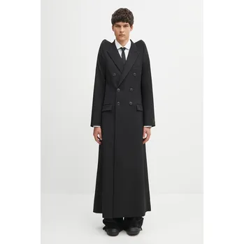 Dámský kabát Kabát s vlnou VETEMENTS Tight Shoulder Tailored, S, černá, 99X
