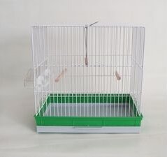Klec pro malé papoušky kostka 40 x 27 x 38 cm zelená
