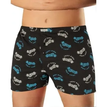 Trenýrky Pánské trenýrky Andrie 5892 MOTORKA hnědá XXXL