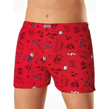 Pánské spodní prádlo Pánské trenýrky Andrie 5802 modrá L