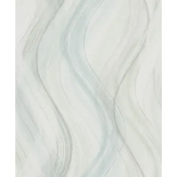 Tapeta Vliesová tapeta na zeď, šedo-modro-zelená, vlny, 32442, Shades, Marburg