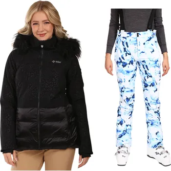 Dámská bunda Dámský lyžařský komplet Lena BLK 36 + Torien WHT 38