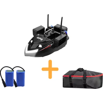 zavážecí lodička Zavážecí loďka s GPS - 4 komory černá