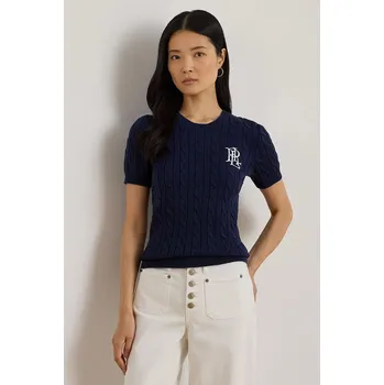 Pánský svetr Bavlněný svetr Lauren Ralph Lauren 200P07025 námořnická modř 59X, vel. S